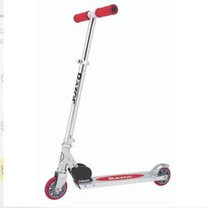 NIB Razor Red and Silver Kids Scooter